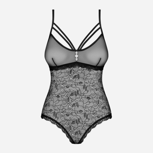 Еротичне боді Obsessive 818-TED-1 XS/S Чорне (5901688238486) - зображення 5