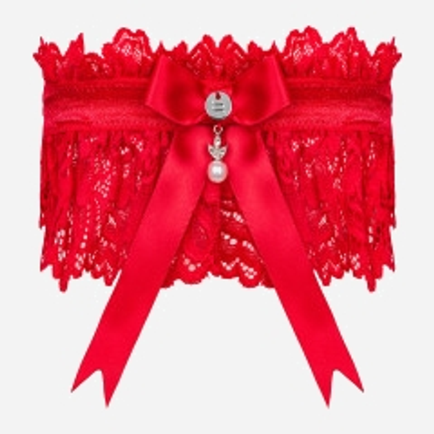 Еротична підв'язка Obsessive Amor Cherris One Size Червона (5901688252802) - зображення 3