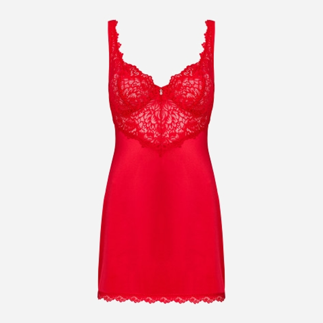 Komplet erotyczny (halka + stringi) Obsessive Amor Cherris L/XL Red (5901688252819) - obraz 5