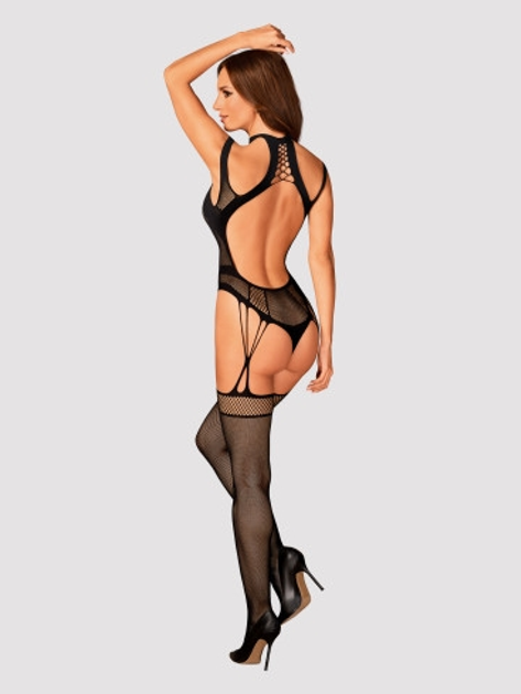 Kombinezon erotyczny Obsessive G327 S/M/L Czarny (5901688238899) - obraz 4