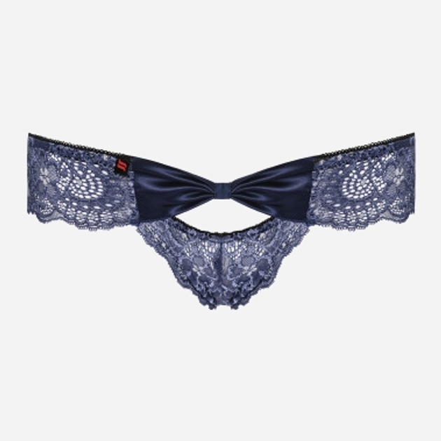 Majtki erotyczne brazylijskie Obsessive Auroria S/M Blue (5901688207994) - obraz 5