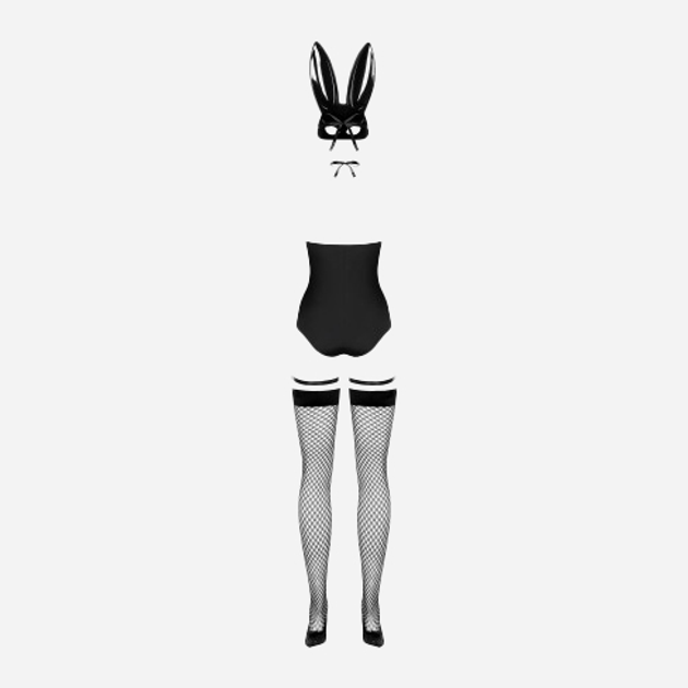 Kostium erotyczny Obsessive Bunny L/XL Czarny (5901688227015) - obraz 6