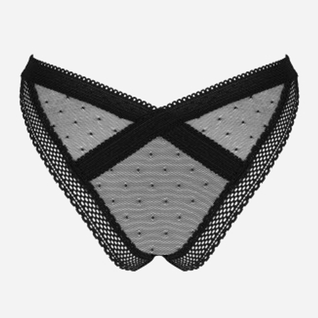 Еротичні трусики-бразиліана Obsessive Estiqua XS/S Чорні (5901688238400) - зображення 6