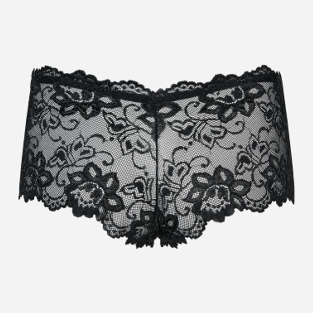 Еротичні трусики-шорти Obsessive Idillia 2XL/3XL Чорні (5901688203804) - зображення 6