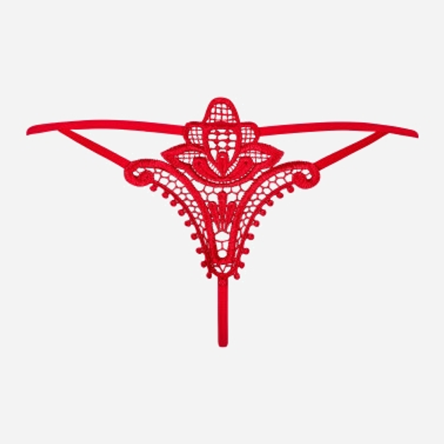Erotyczne stringi Obsessive Luiza S/M Red (5900308555378) - obraz 6