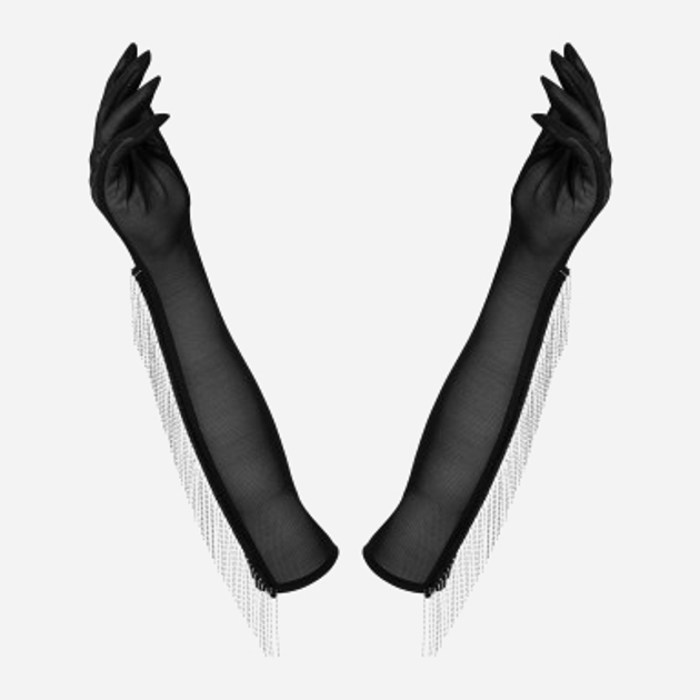 Rękawiczki erotyczne Obsessive Milladis XL/2XL Black (5901688250075) - obraz 3