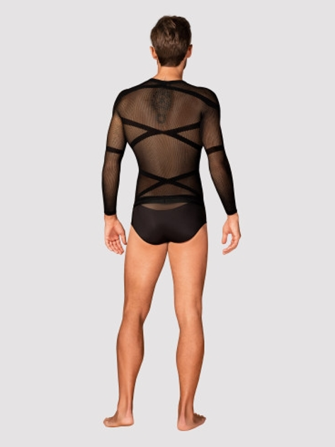 Erotyczny longsleeve Obsessive T101 S/M/L Czarny (5901688238851) - obraz 4