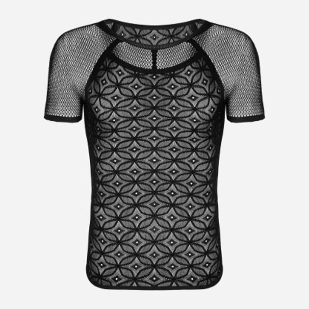 Koszulka erotyczna Obsessive T102 S/M/L Czarny (5901688238912) - obraz 5