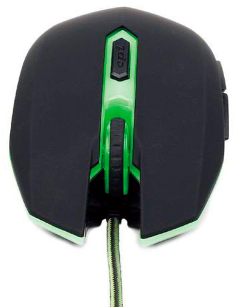 Mysz Gembird MUSG-001-G USB czarno-zielona (MUSG-001-G) - obraz 3