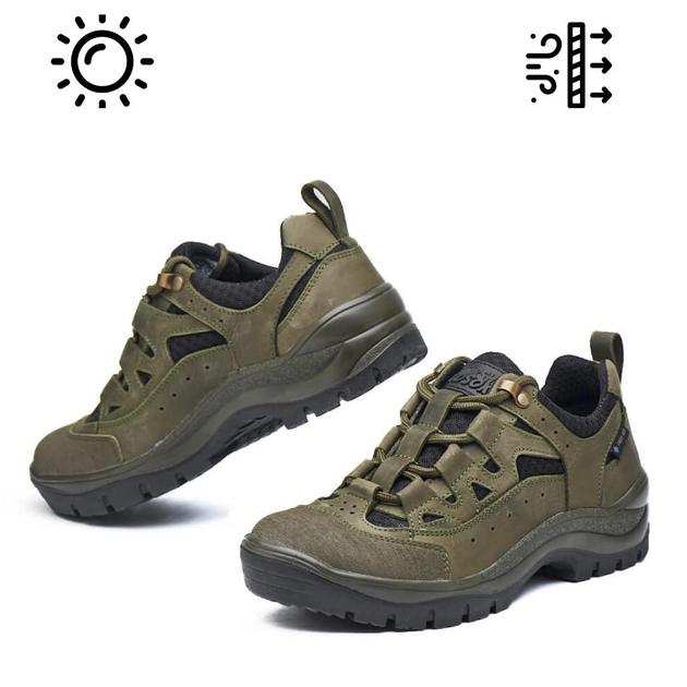Тактичні літні кросівки Marsh Brosok 48 олива/сітка 401OL-LE.48 - зображення 1