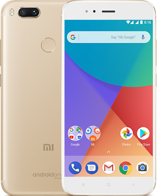 Smartfon Xiaomi Mi A1 4/64GB Dual Sim Gold - obraz 1