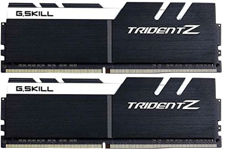 Pamięć RAM G.Skill DDR4-3200 32768MB PC4-25600 (zestaw 2x16384) Trident Z biały (F4-3200C14D-32GTZKW) - obraz 1