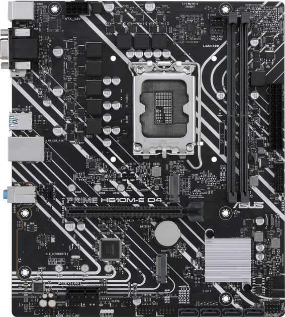 Материнская плата Asus PRIME H610M-E D4-CSM (s1700, Intel H610, PCI-Ex16) - изображение 1
