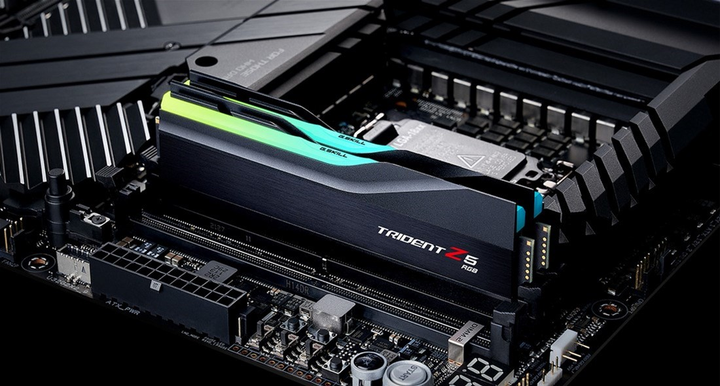 Pamięć RAM G.Skill DDR5-6600 32768MB PC5-52800 (zestaw 2x16384) Trident Z5 RGB czarny (F5-6600J3440G16GX2-TZ5RK) - obraz 5