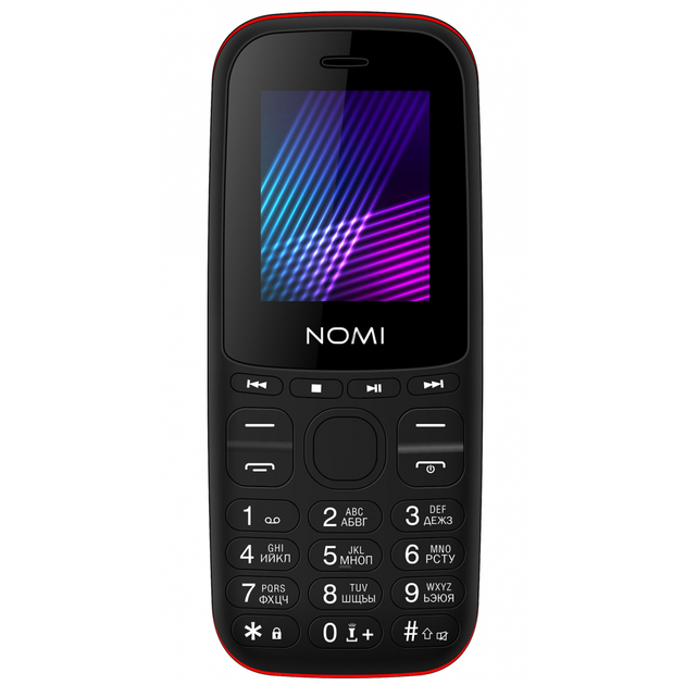 Мобільний телефон Nomi i189s Black Red – фото, відгуки, характеристики ...