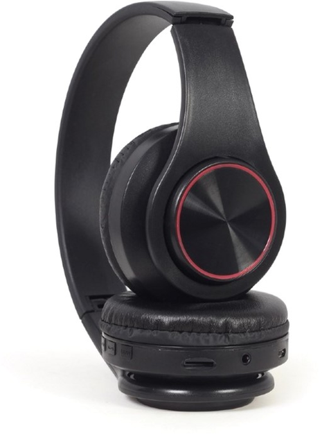 Słuchawki Gembird Opaska na głowę Music/Everyday Micro-USB Bluetooth Czarny (BHP-LED-01) - obraz 5