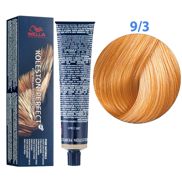 Краска для волос Wella Professionals Koleston Perfect № 9/3 золотистый ...