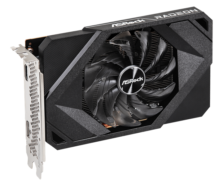 Відеокарта ASRock, Radeon RX 6500 XT, Challenger ITX, 4Gb GDDR6, 64-bit, HDMI/DP, 2815/18000 MHz, 8- - изображение 4