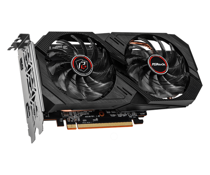 Відеокарта ASRock, Radeon RX 6500 XT, Phantom Gaming D OC, 4Gb GDDR6, 64-bit, HDMI/DP, 2820/18000 MH - изображение 3