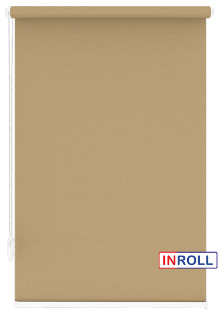 Ролета тканевая INROLL Есо-Mini Plus 105х165 см Len Бежевый 881 - Фото 3 Ролета тканевая INROLL Есо-Mini Plus 105х165 см Len Бежевый 881 - изображение 3