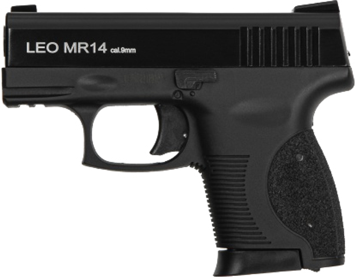 Пистолет сигнальный Carrera Arms "Leo" MR14 Black + Холостые патроны STS пистолетные 9 мм 50 шт (300406933_19547199) - изображение 2