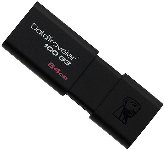 Kingston DataTraveler 100 G3 64GB USB 3.0 (DT100G3/64GB) - зображення 1