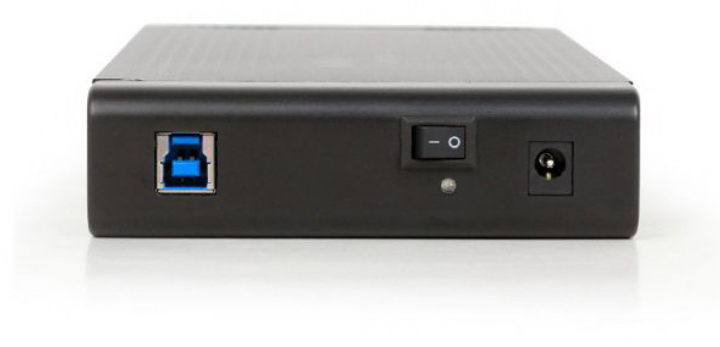 Kieszeń zewnętrzna Gembird na 3,5" SATA USB 3.0, czarna (EE3-U3S-3) - obraz 3