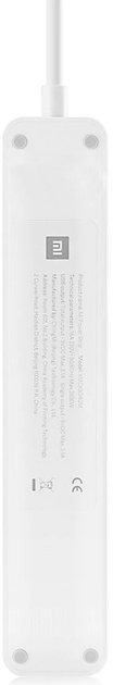 Przedłużacz Xiaomi Mi Power Strip 3 gniazda + 3 USB XMCXB04QM biały (NRB4030GL) (wersja międzynarodowa) - obraz 7