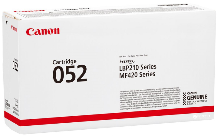 Toner Canon 052 LBP212DW/214DW/215X/MF421DW/426DW/428X/MF429X Black (2199C002) - obraz 1