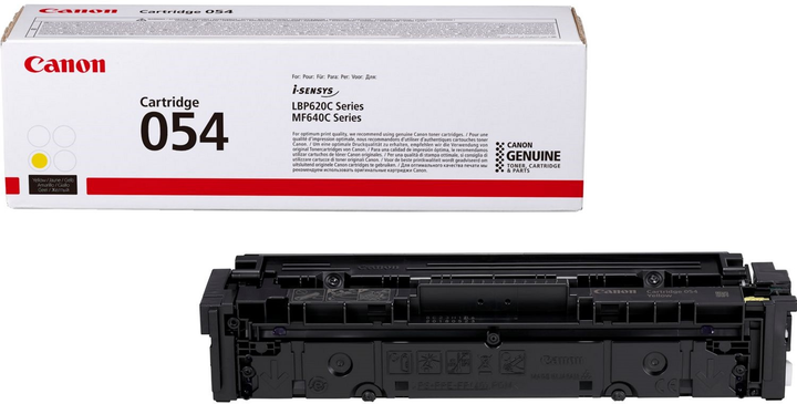 Toner Canon 054 MF641/643/645, LBP-621/623 Yellow (3021C002AA) - obraz 1