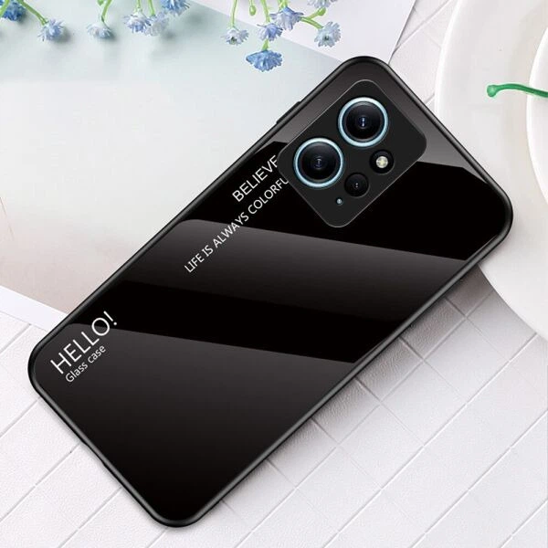 Защитный чехол Deexe Gradient Color для Xiaomi Redmi Note 12 - Black - изображение 2