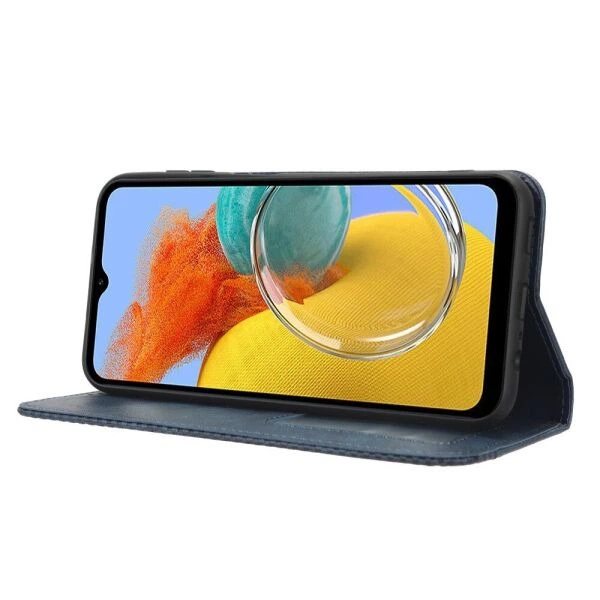 Чохол-книжка Deexe Retro Style для Samsung Galaxy M14 (M146) - Blue - зображення 3