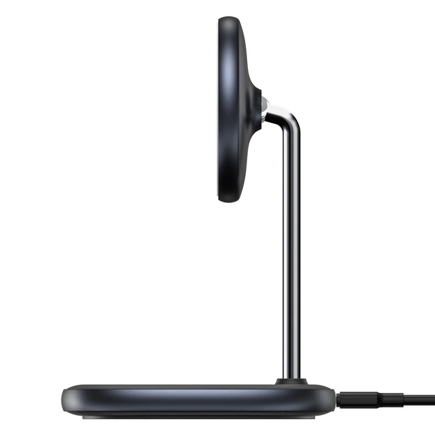 Беспрвоодная зарядка Baseus Swan Magnetic Desktop Bracket Wireless Charger (WXSW-01) Black - Фото 2 Беспрвоодная зарядка Baseus Swan Magnetic Desktop Bracket Wireless Charger (WXSW-01) Black - изображение 2