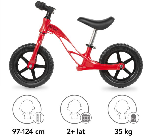 Дитячий біговел Kidwell Rocky Red (Польща) - изображение 4