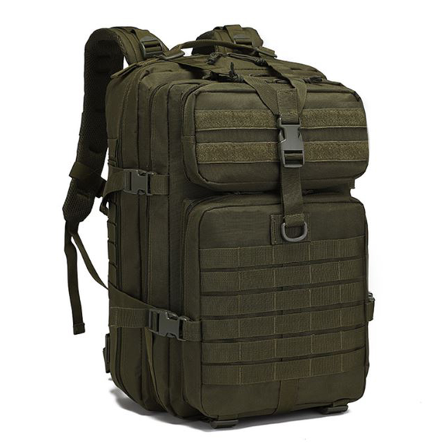 Штурмовий тактичний військовий армійський рюкзак HardTime 35 літрів олива - зображення 1