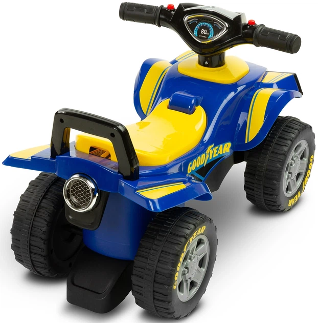 Jeździk dla malucha Caretero Quad Goodyear Blue (TOYZ-2597) (5908310392912) - Zdjęcie 2 Jeździk dla malucha Caretero Quad Goodyear Blue (TOYZ-2597) (5908310392912) - obraz 2