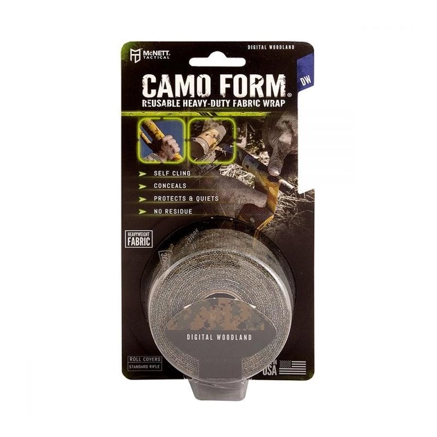 Камуфляжна стрічка Gear Aid by McNett Camo Form Digital Woodland - зображення 1
