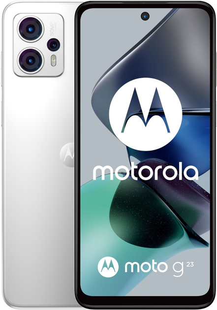 Smartfon Motorola Moto G23 4/128GB Pearl White (PAX20014PL) - obraz 1