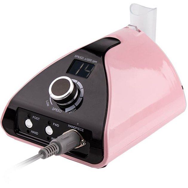 Фрезер для манікюру та педикюру Nail Master ZS-711 Pro Рожевий арт00878 - зображення 3