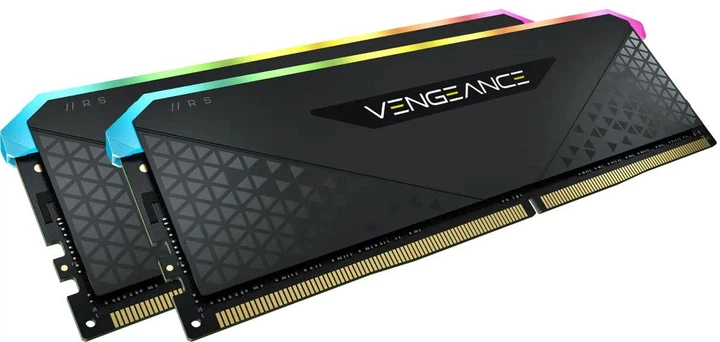 Модуль памяти DDR4 2x16GB/3600 Corsair Vengeance RGB RS Black (CMG32GX4M2D3600C18) - изображение 4
