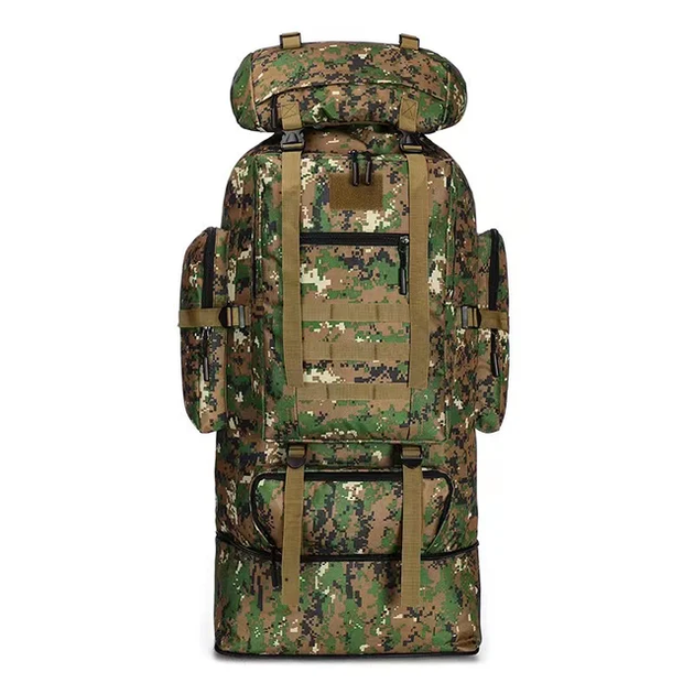 Тактический рюкзак Oxford 600D 100 л. Зеленый пиксель - изображение 1