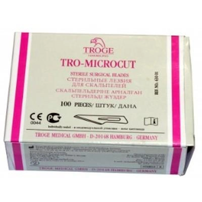 Леза хірургічні TRO-Microcut Troge Medical, 100 шт розмір 23 - зображення 1