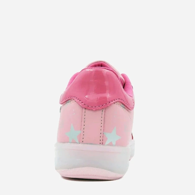 Sneakersy dziecięce dla dziewczynki na rzepy Breezy 2196100 28 Różowe (7000002540767) - obraz 5