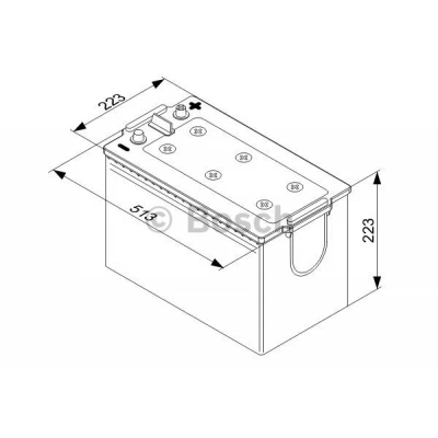 Аккумулятор автомобильный Bosch 180А (0 092 T50 770) - Фото 5 Аккумулятор автомобильный Bosch 180А (0 092 T50 770) - изображение 5
