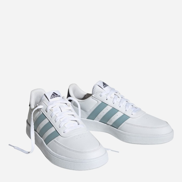 Tenisówki męskie z eko skóry do kostki Adidas Breaknet 2.0 GZ9370 46 (11UK) 29.5 cm Białe (4066749422868) - obraz 2