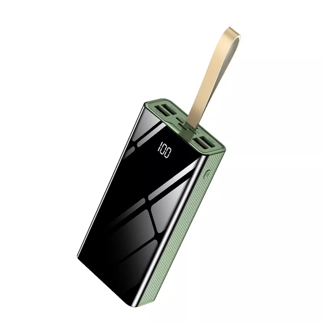 УМБ PowerMe MyCharge3 30000 mAh з вбудованими кабелями та LED ліхтарем - зображення 4