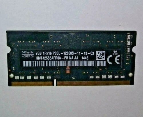 Оперативная память Hynix 2GB 1RX16 PC3L-12800S-11-13-C3 SODIMM Б/У