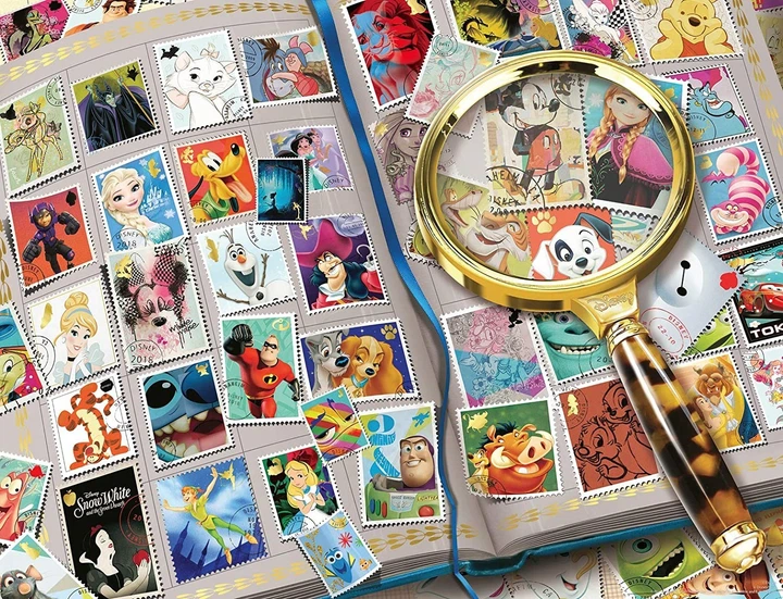 Пазл Ravensburger Disney Stamp Album Альбом марок Диснея 2000 шт. (16706) - Фото 2 Пазл Ravensburger Disney Stamp Album Альбом марок Диснея 2000 шт. (16706) - изображение 2