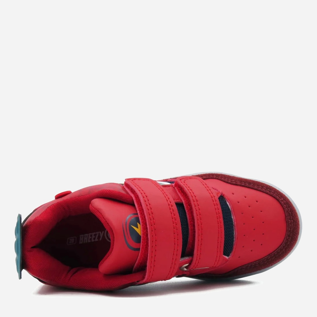 Buty sportowe dziecięce dla dziewczynki na rzepy Breezy 2196091 31 Czerwone (7000002540743) - obraz 3