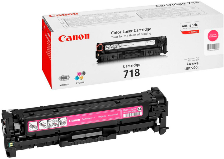 Toner Canon 718 M (2660B002) - obraz 1